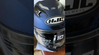 Unboxing HJC i10 motorcycle helmet - replacement after crash