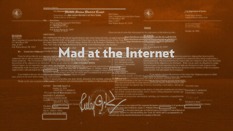 WE COMMAND YOU - Mad at the Internet (October 29th, 2019)