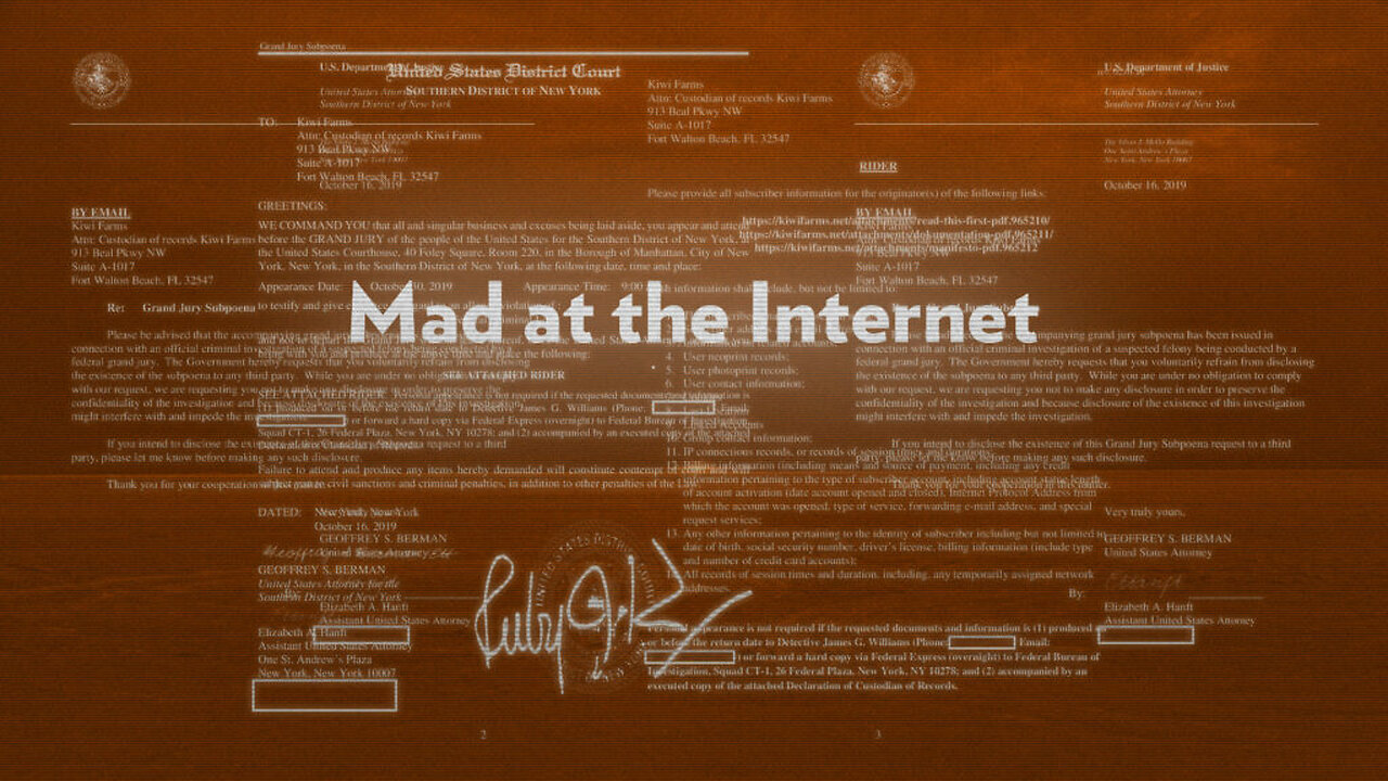 WE COMMAND YOU - Mad at the Internet (October 29th, 2019)