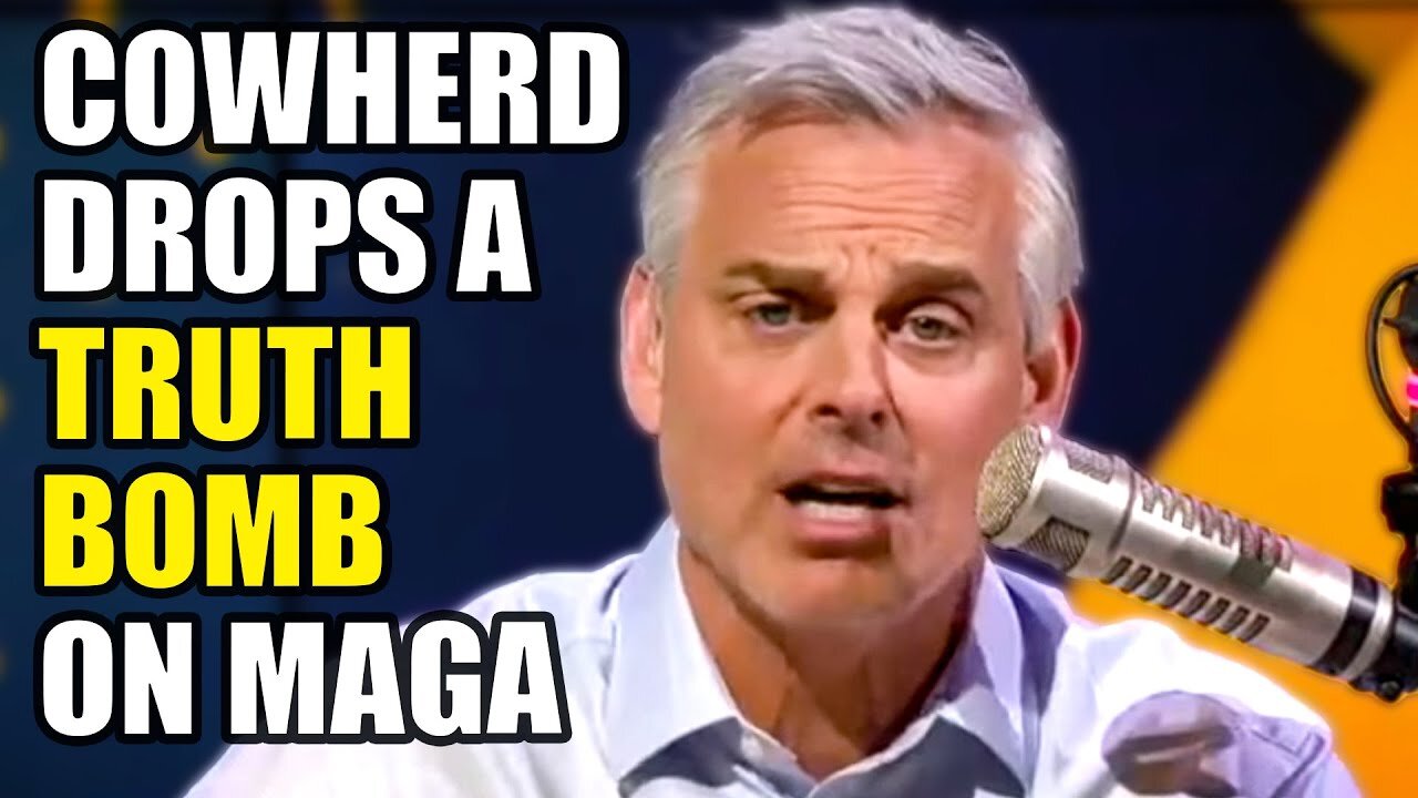 Colin Cowherd's Bold Take Leaves MAGA Audience SPEECHLESS