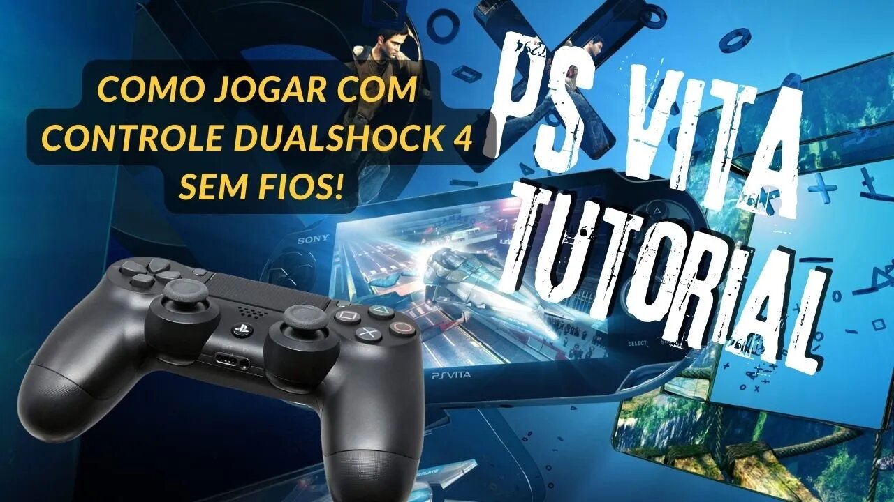 PS Vita - Como Usar Controle DualShock 4 (PS4) no PlayStation Vita! Killzone Mercenary Gameplay!