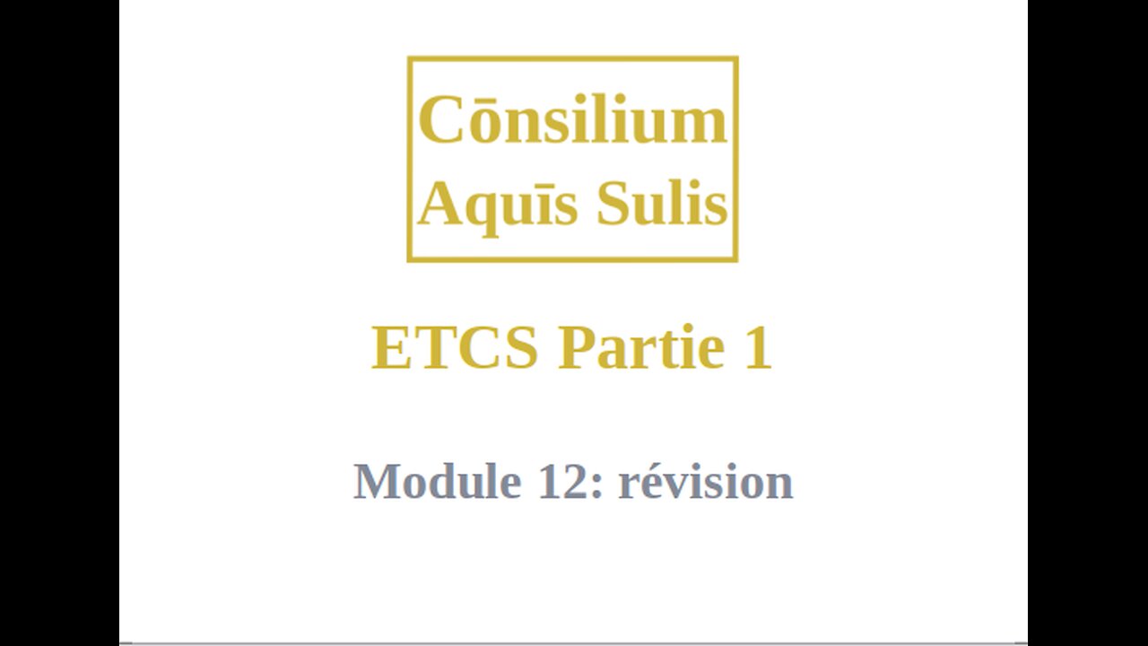 ETCS Partie 1 Module 12 (Français)