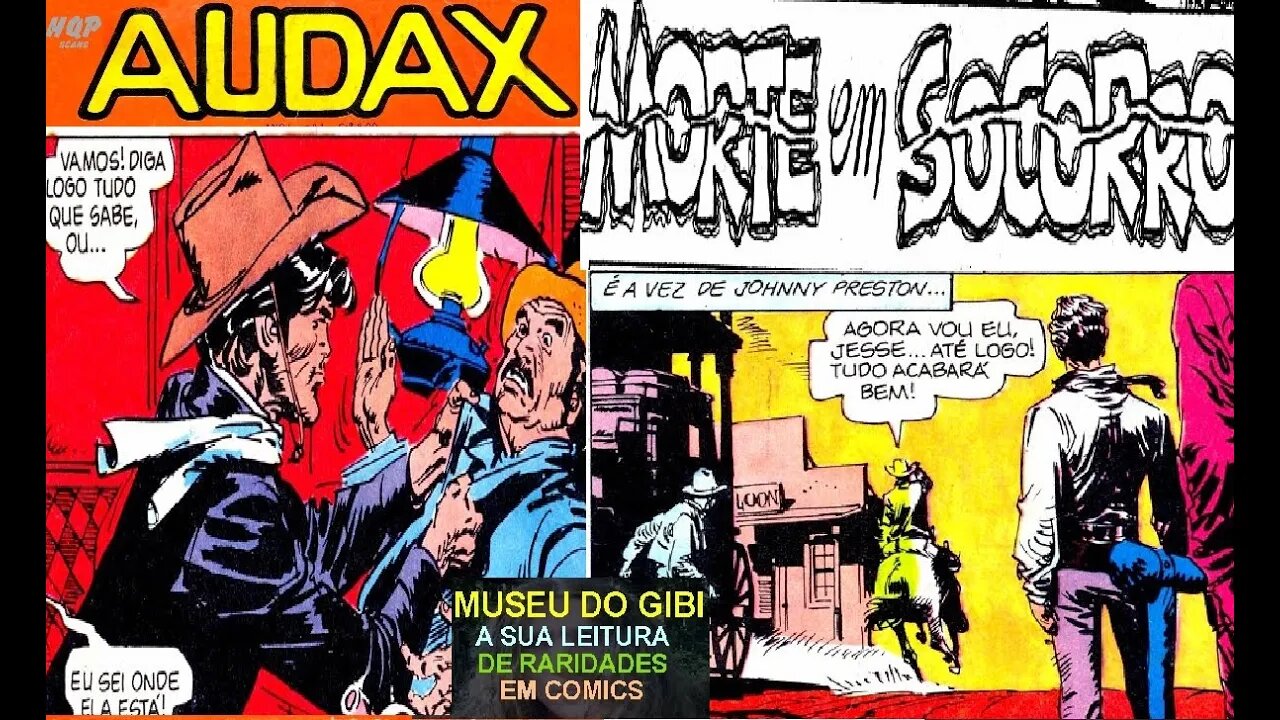 2 MORTE EM SOCORRO- COLEÇÃO AUDAX #museudogibi #quadrinhos #comics #manga