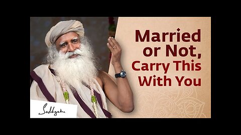 Married or Not, Carry This With You