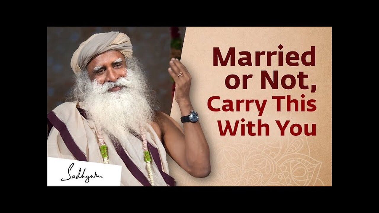 Married or Not, Carry This With You