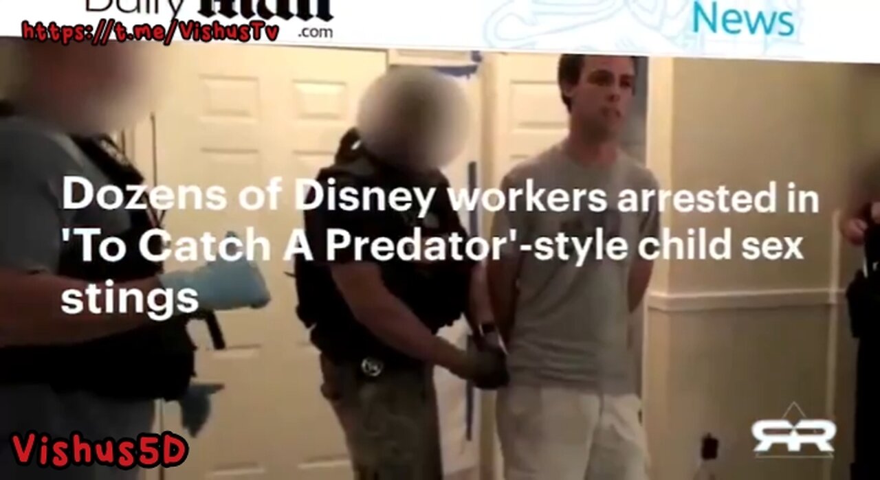 Dozens Of Disney Workers Arrested In 'To Catch A Predator' -Style Child Sex Stings. #VishusTv 📺