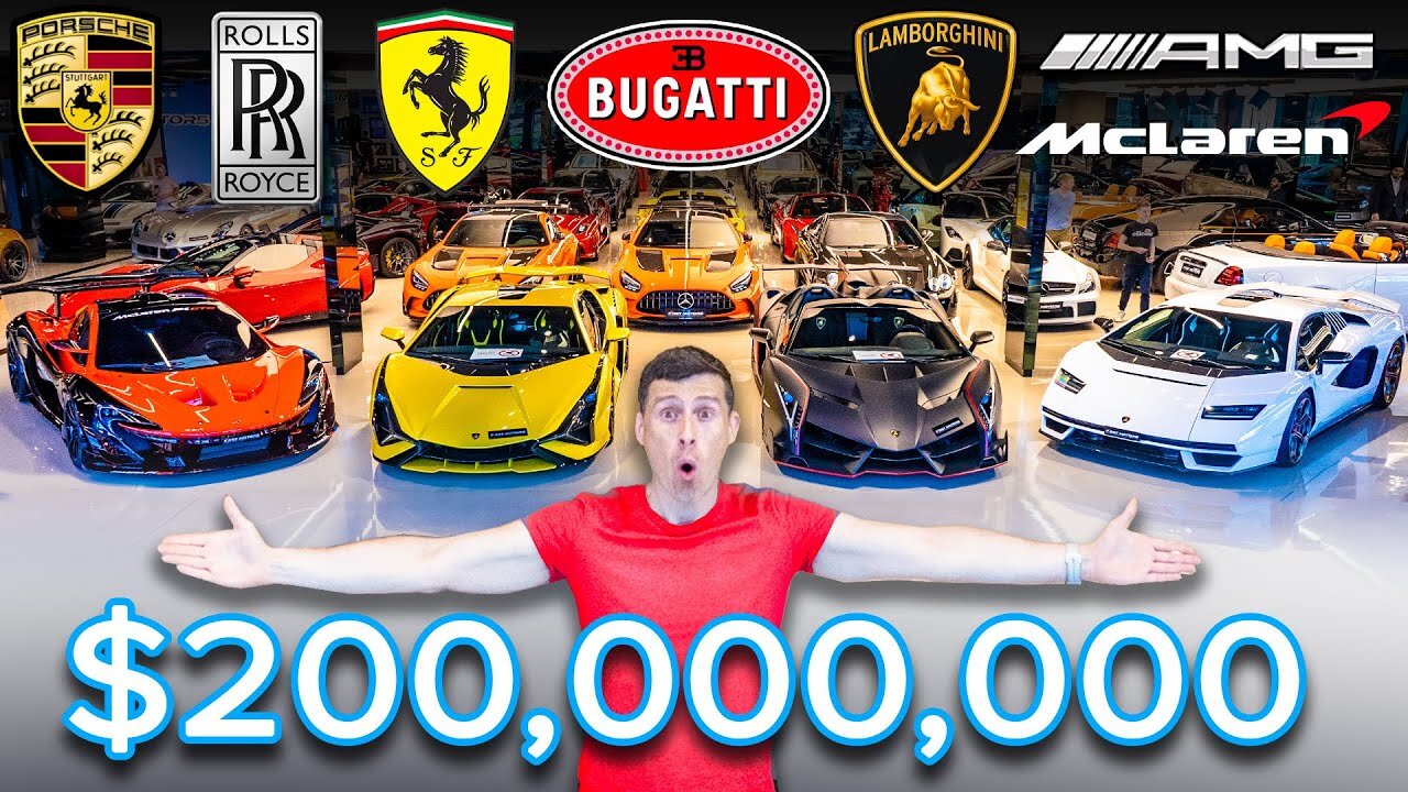 I spent $20M in 30 mins at the WORLD'S MOST INSANE car dealer!