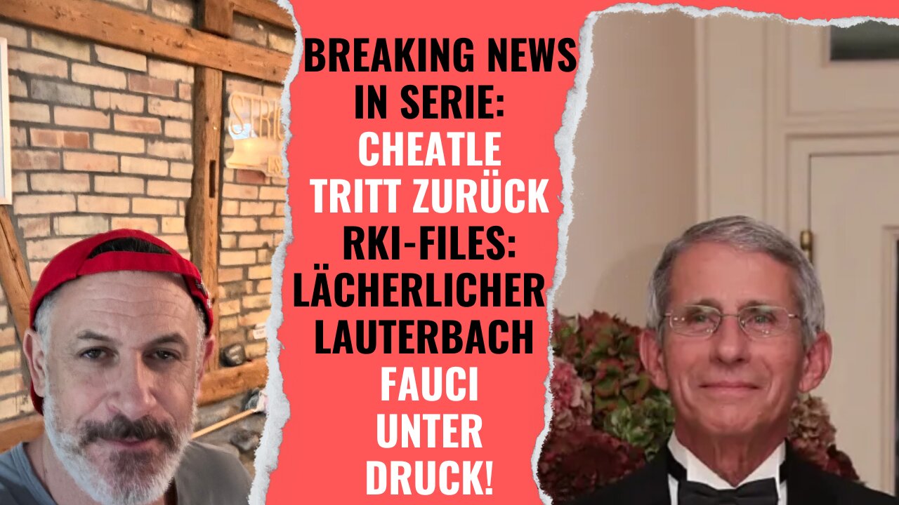 BREAKING NEWS: Secret-Service-Cheatle tritt zurück. RKI-Files: Lauterbach lächerlich. Fauci geröstet