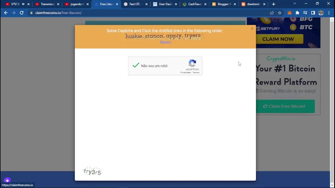 Transmissão ao vivo de Tempo final prova pagamento faucetpay solana na coinbase