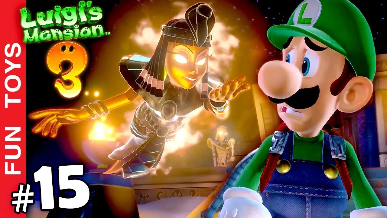 Luigi's Mansion 3 #15 - Uma Cleópatra FANTASMAGÓRICA sujou tudo que tínhamos limpado no último vídeo