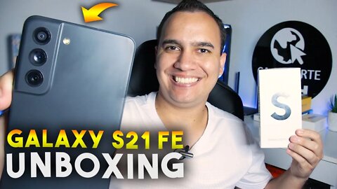 CHEGOU!! GALAXY S21 FE - Unboxing e Teste de Câmeras