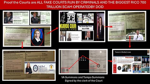 PROOF THE USA INC COURTS ARE FOR-PROFIT TRADING COMPANIES RUN BY DOD - THE BIGGEST RICO EVER