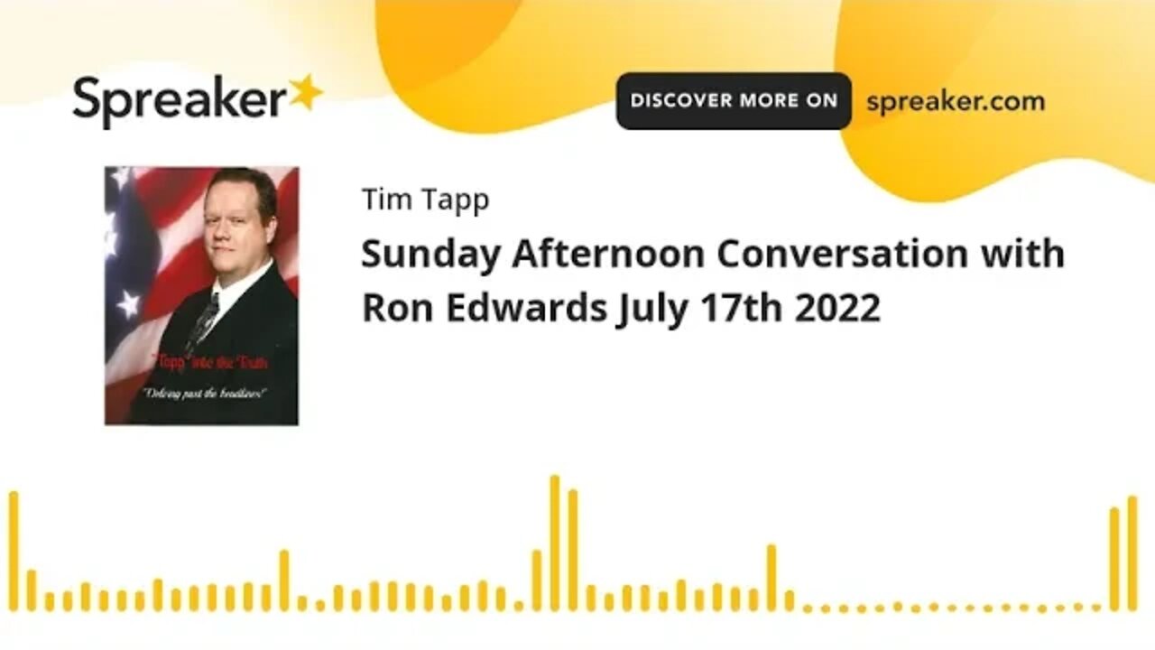 Sunday Afternoon Conversation with Ron Edwards July 17th 2022