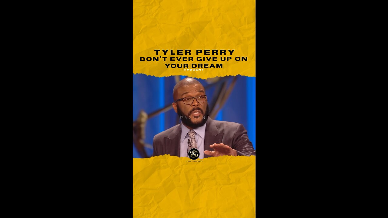 @tylerperry Don’t ever give up on your dreams. #tylerperry 🎥 @lakewoodchurch