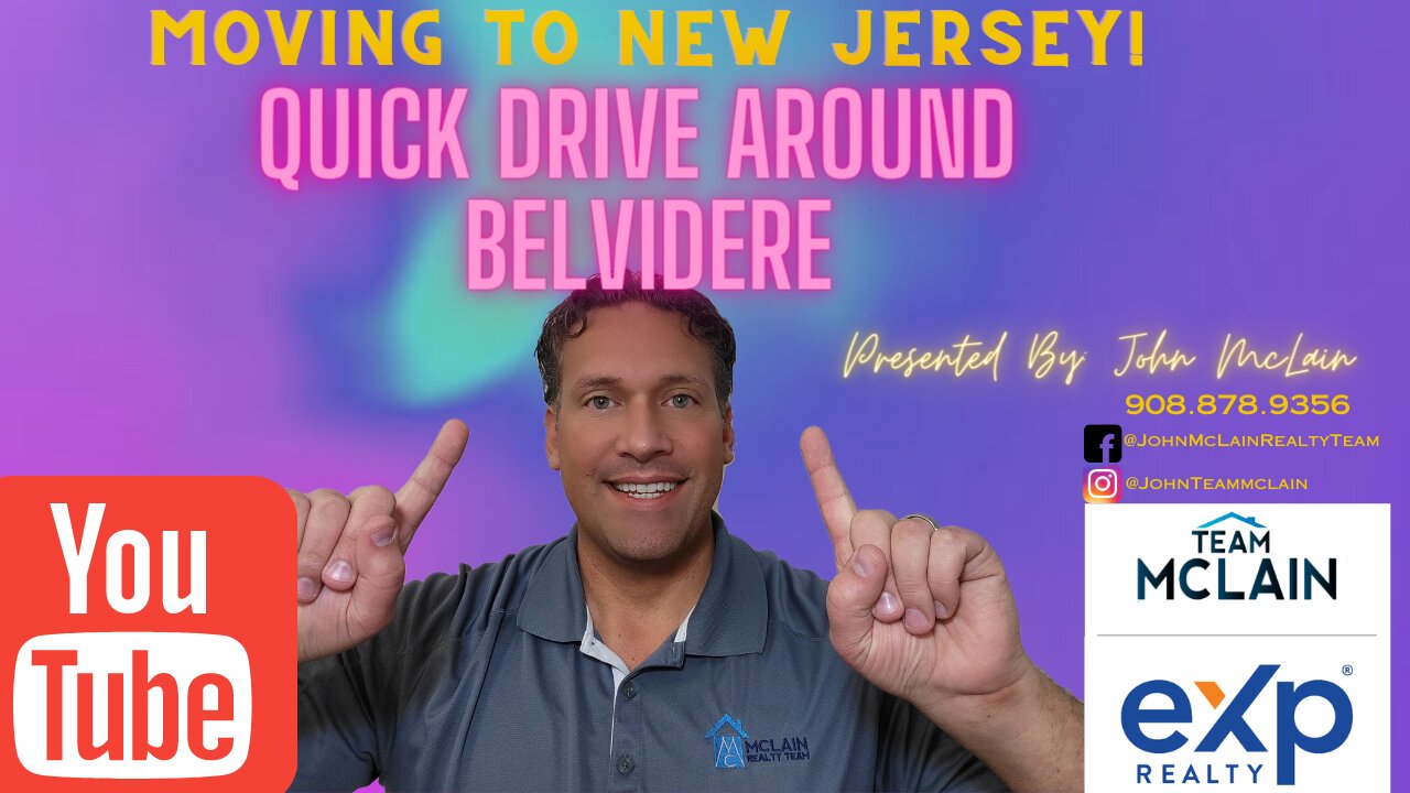 Moving to New Jersey-Check out Belvidere NJ with a quick drive around town!