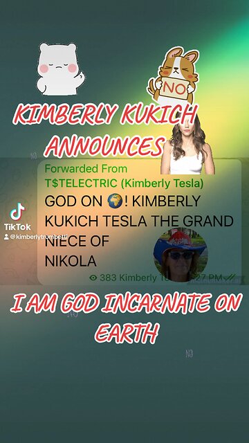 Kukich announces she is GOD