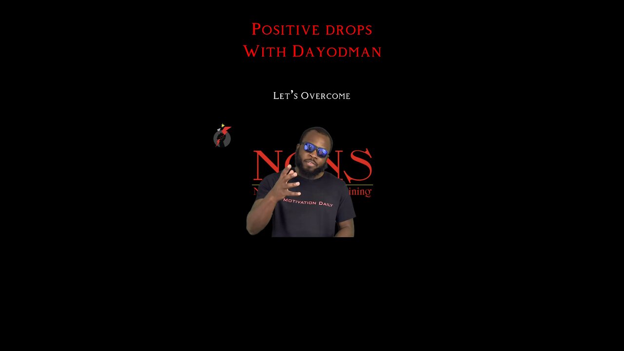 Let’s Overcome #dayodman #motivation #eeyayyahh #motivationalspeaker #lets