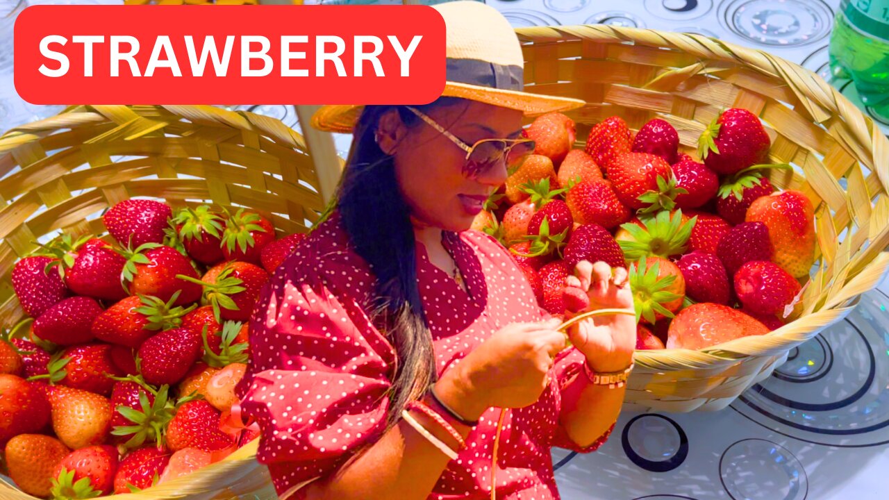 Strawberry Picking with Parents