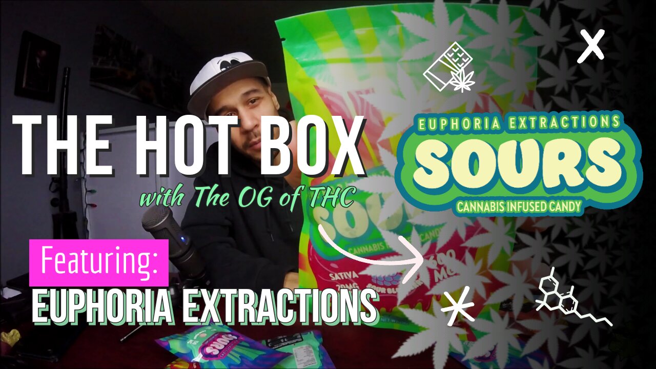 EUPHORIA EXTRACTIONS "SOURS" THC GUMMIES FIRST LOOK!| THE HOT BOX 🔥 📦 - EUPHORIA EXTRACTIONS