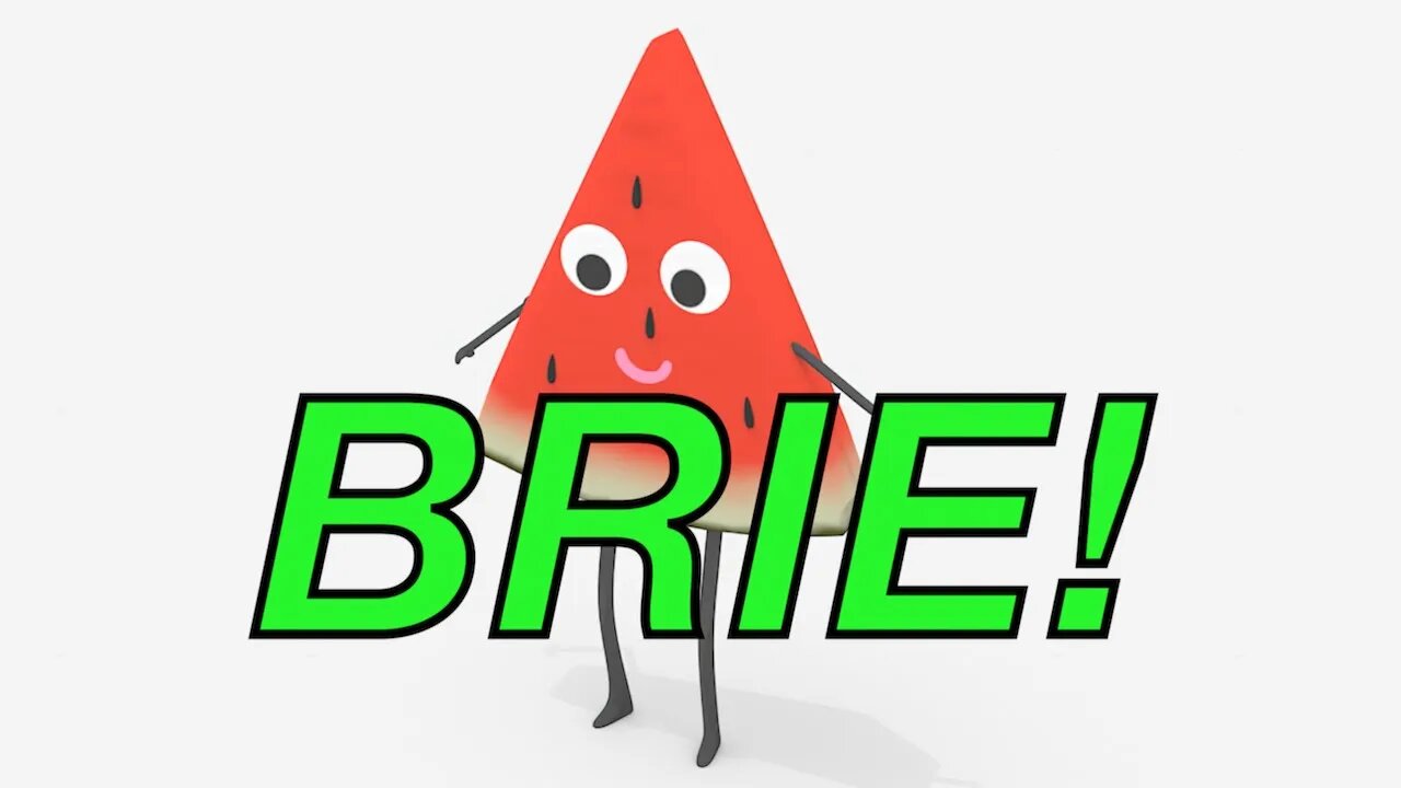 Happy Birthday BRIE! - WATERMELON Birthday Song