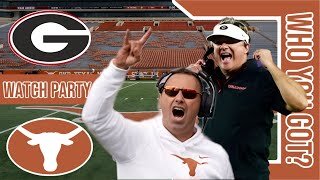 Georgia Bulldogs vs Texas Longhorns | Live Play by Play & Reaction Stream | 2024 #secfootball 🏈 🔥