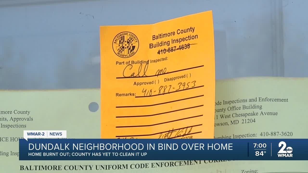 Baltimore County Code Enforcement trying to contact the dead