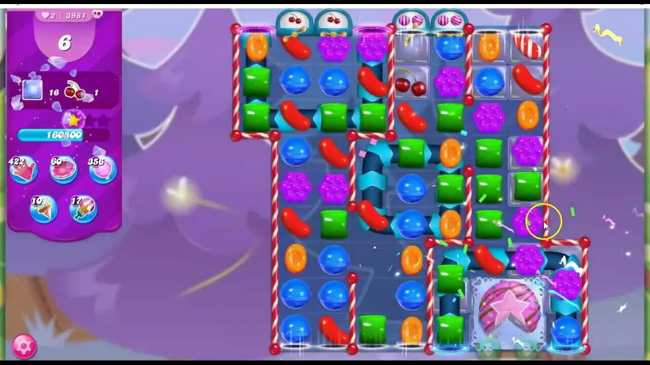 Covid Edition: Candy Crush Level 3981 Talkthrough, 14 Moves 0 Boosters