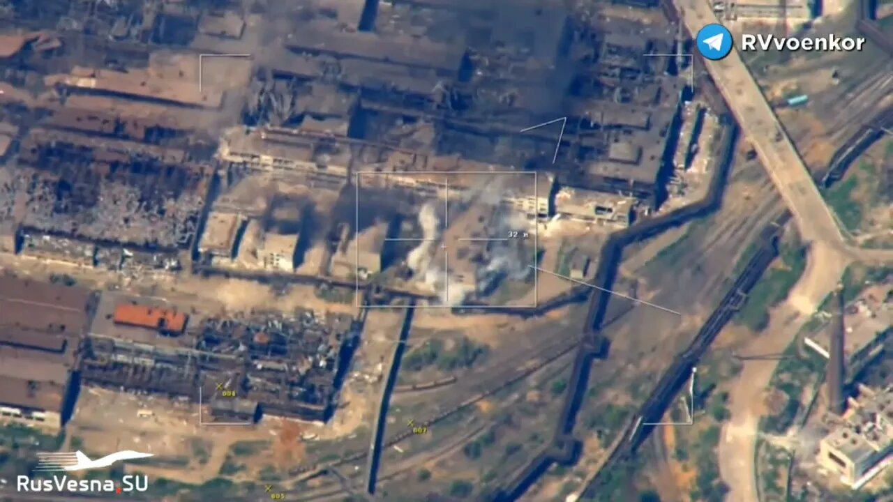 The Destruction Of The Azov Nationalists Trapped In The Azovstal Steelworks Industrial Zone