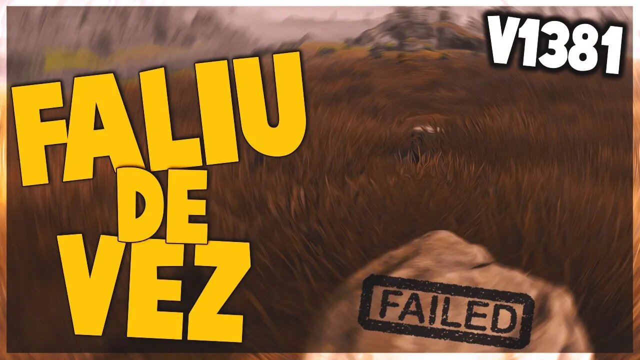 RUST V1381 - FALIU DE VEZ!! ACABO!! "RUST DE PC FRACO"