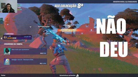 FORTNITE 10 - DUPLA - NÃO FOI DESSA VEZ