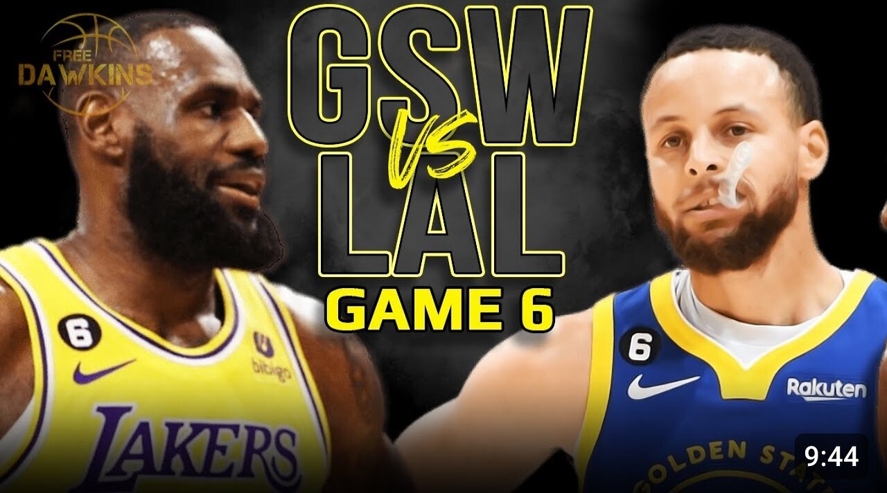 Golden State Warriors vs los Angeles Lakers game 6 highlights