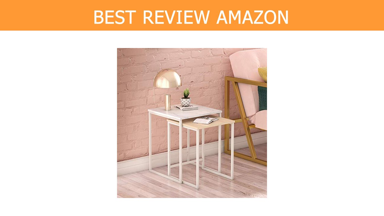 CosmoLiving Scarlett Nesting Tables Natural Review