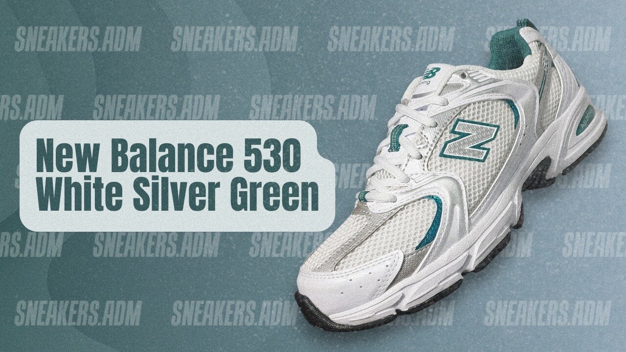 New Balance 530 White Silver Turquoise - MR530AB - @SneakersADM