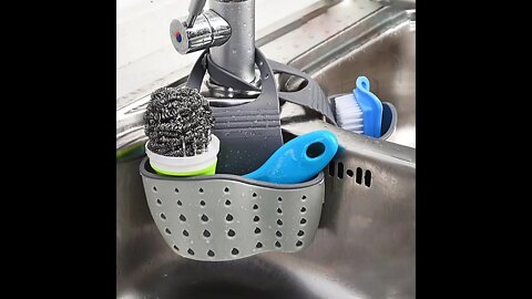 How to use kitchen sink holder | Kitchen organizer ideas | Home Storage Drain Basket