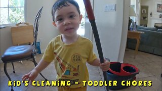 Kid's House Cleaning Routine - Toddler Chores