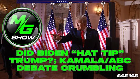 Did Biden “Hat Tip” Trump?; Kamala/ABC Debate Crumbling