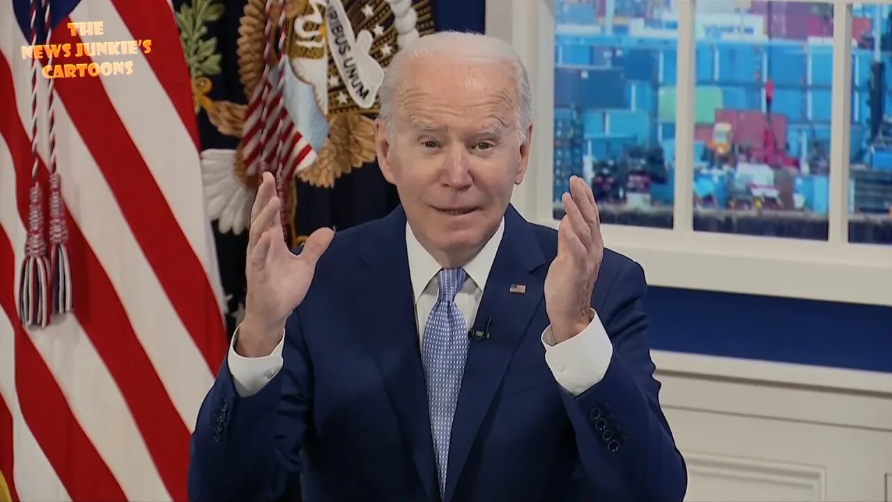 Biden: Economy crisis was before & the supply chain "crisis didn't actually occur" under his watch.