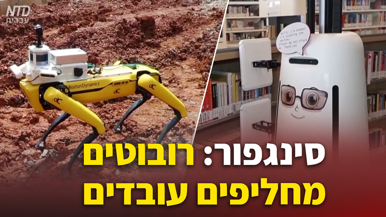 סינגפור: רובוטים מחליפים עובדים