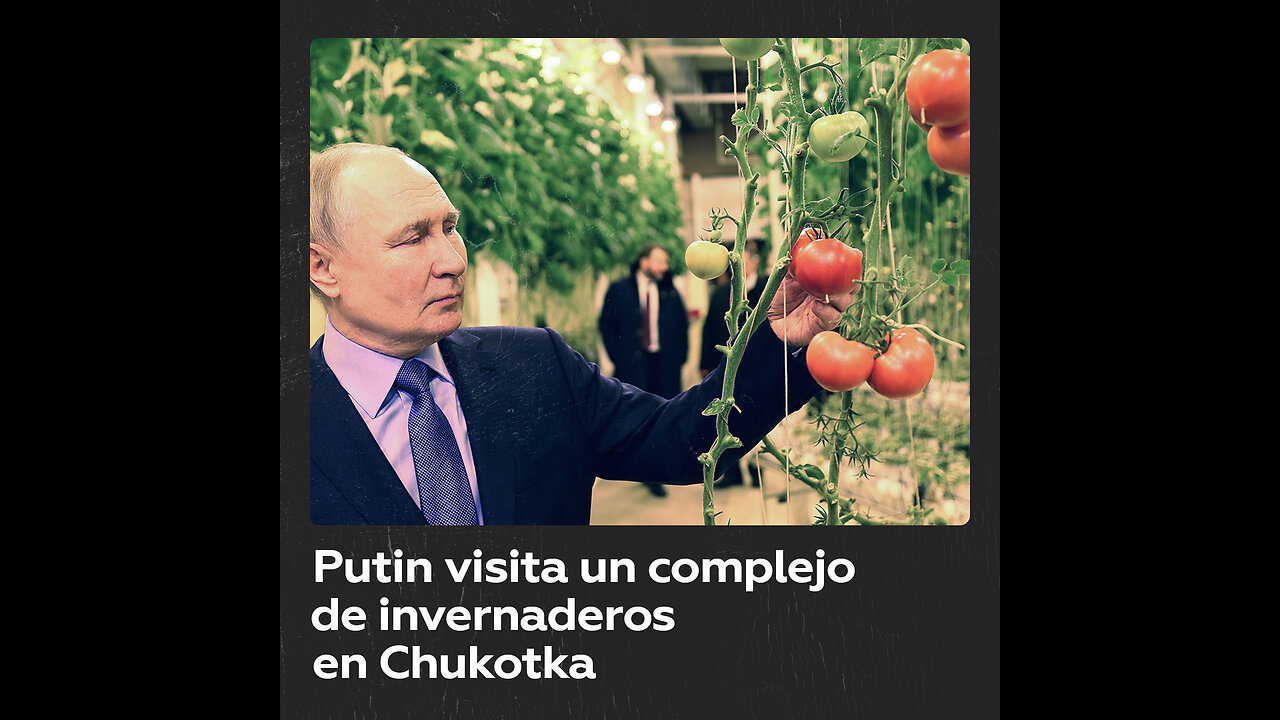 Así fue la primera visita de Putin a la península rusa de Chukotka