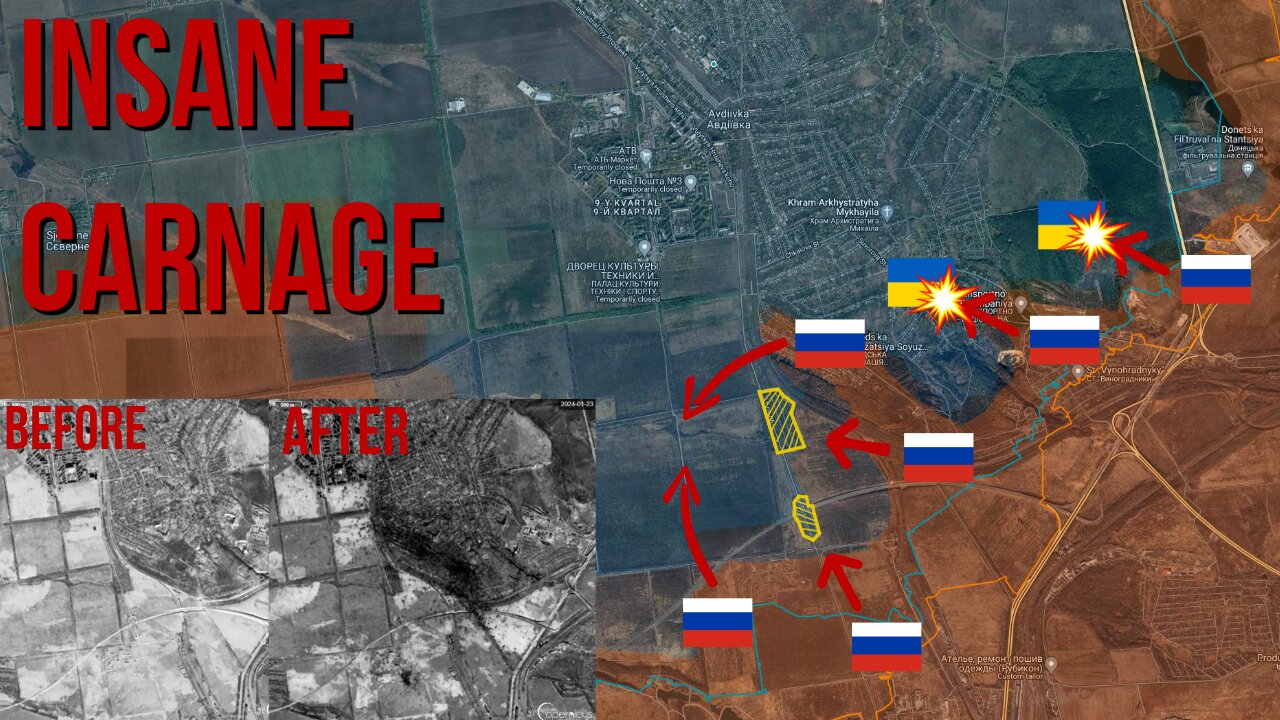 Russians Successfully Repelled All Ukrainian Counter Attacks In Avdeevka And Advanced Yet Again!