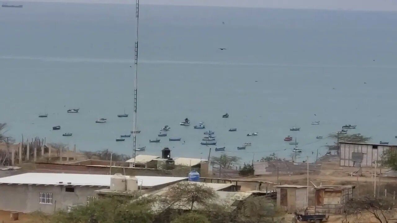 PAISAJE CON VISTA AL MAR DE ZORRITOS - TUMBES