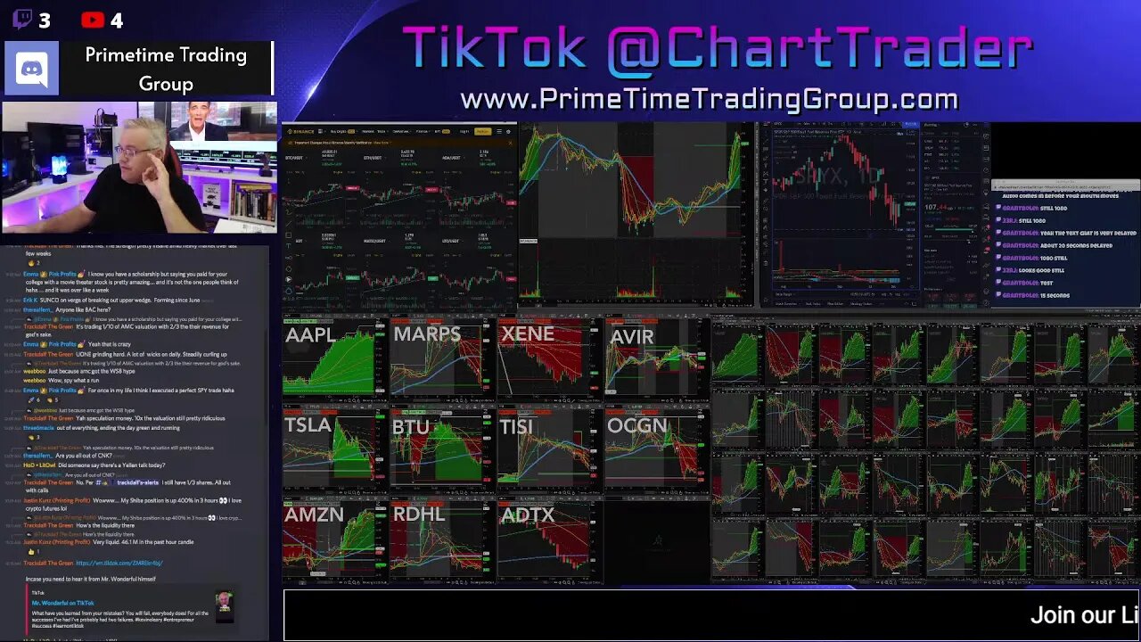 LIVE: Trading the Stock Market $$$