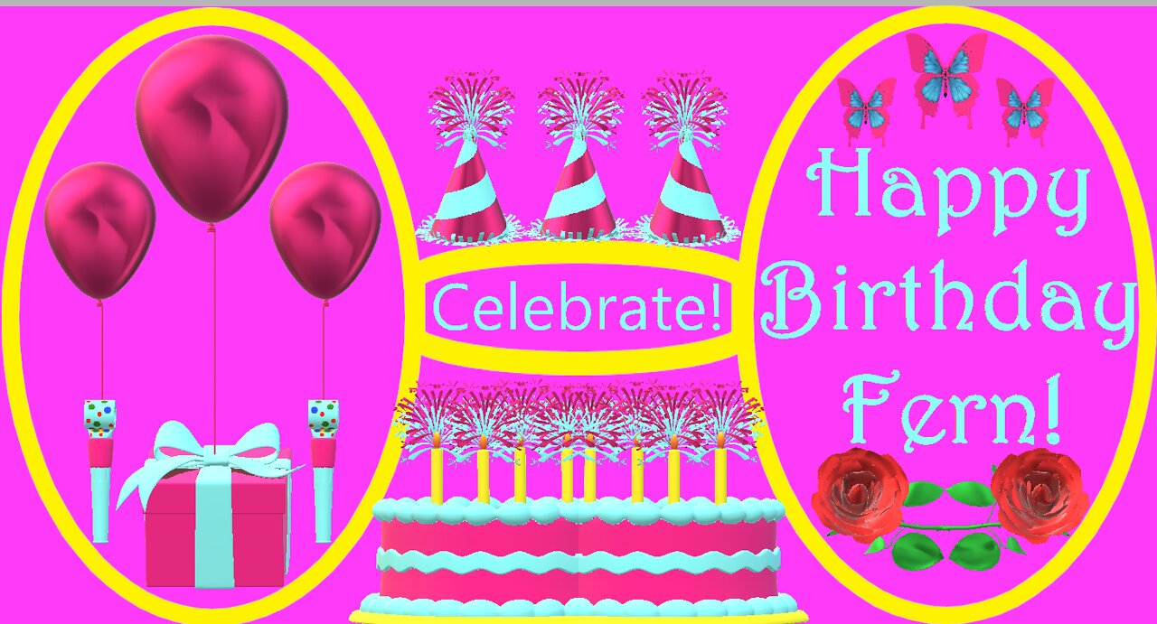 Happy Birthday 3D - Happy Birthday Fern - Happy Birthday To You - Happy Birthday Song