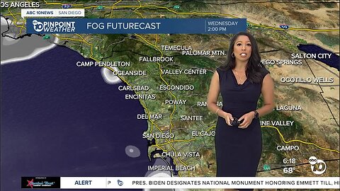 San Diego's Weather Forecast for Wednesday, July 26, 2022