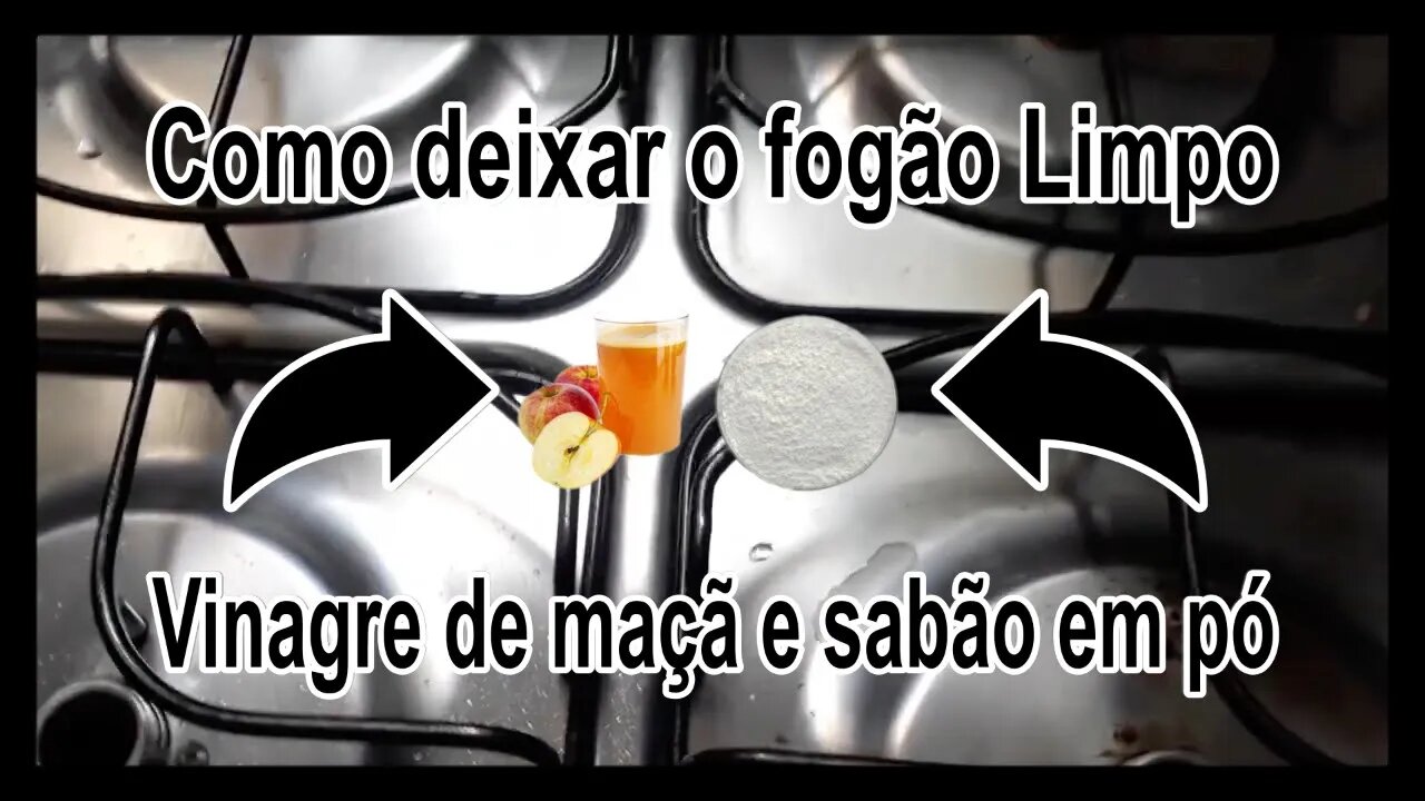 Como deixar o fogão limpo .