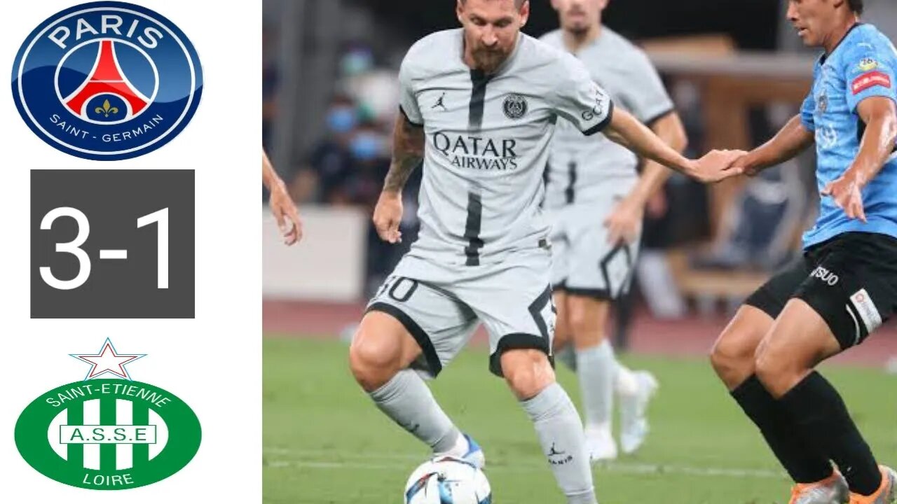 PSG VS St-Étienne 3-1 All Goals And Extended Highlights