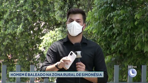 Homem é baleado na zona rural de Simonésia