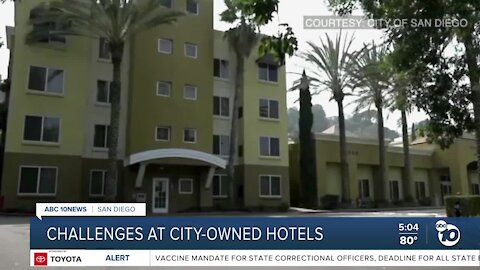 Challenges emerge at hotels turned housing