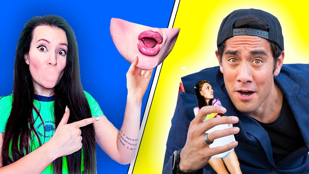 Zach King VS Kate Brush - Top New Funny Magic Vines Battle 2022