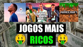 OS JOGOS MAIS RICOS DE TODOS OS GAMES